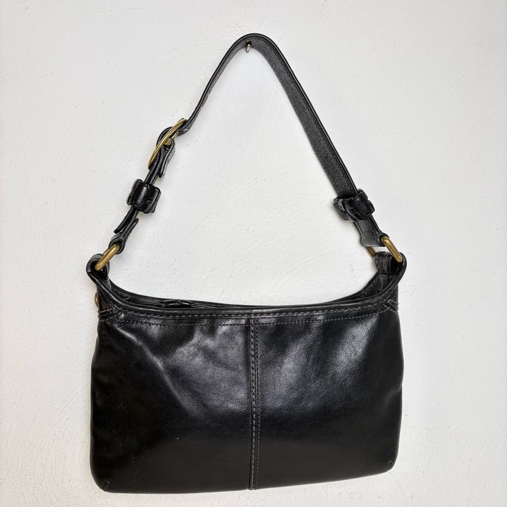 Coach 11415 Vintage Bleecker Bleeker Tattersall Leather Hobo Shoulder Bag Purse - Picture 2 of 12